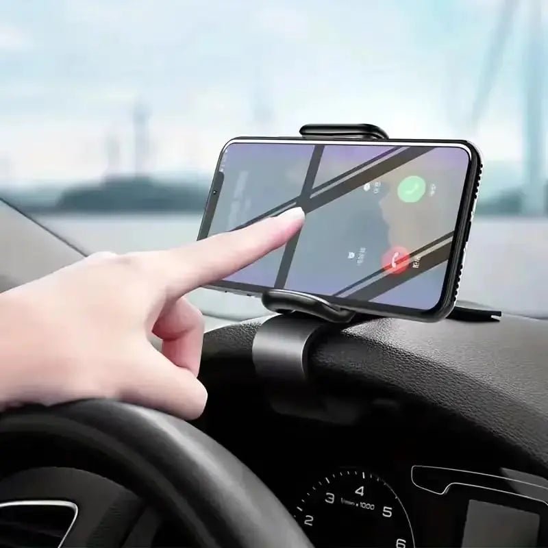 ushemi Car Phone Holder-Multifunctional Car Phone Holder for Dashboard Sun Visor Rearview Mirror Table 360°Rotatable and Retractable Car Phone Holder Car Phone Holder Fit for All Phone and Car Outlet Store
