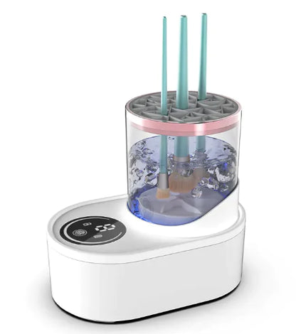AutoClean Makeup Brush Reviver & Stand