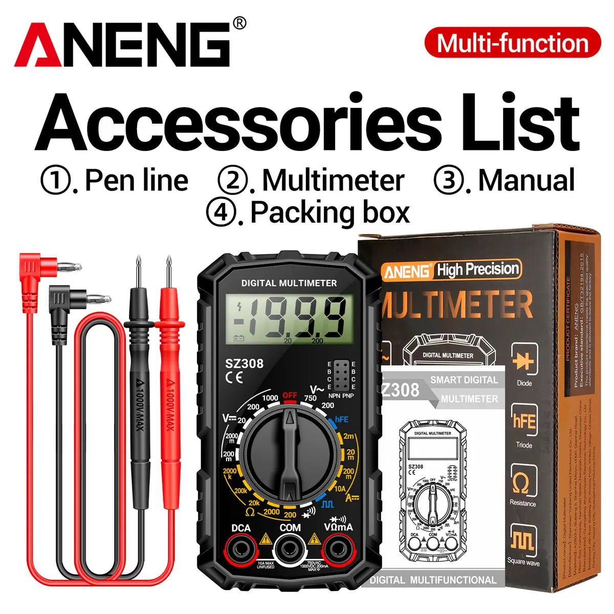 High-Precision Digital Multimeter Outlet Store