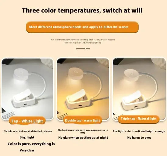 Folding Mini Clip Book Lamp Outlet Store