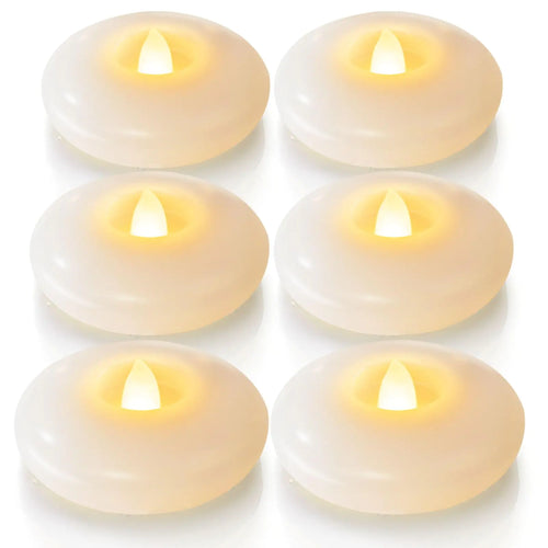 EternalGlow 6Pk LED Water Tealights