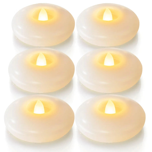 EternalGlow 6Pk LED Water Tealights