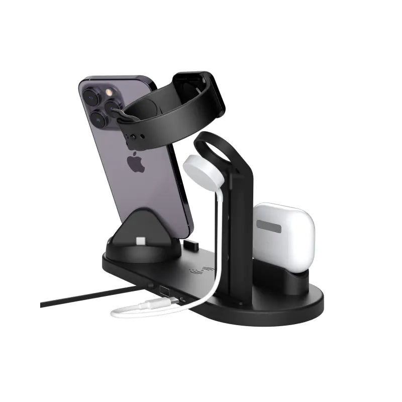 15W 4-in-1 Wireless Charger for Phones, Earbuds, Watches Outlet Store